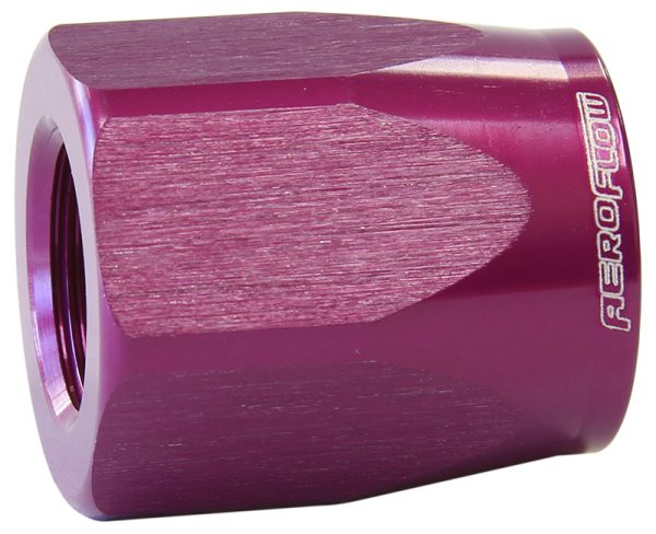 HOSE END SOCKET ALLOY -8AN    PURPLE SUIT BRAIDED HOSE
