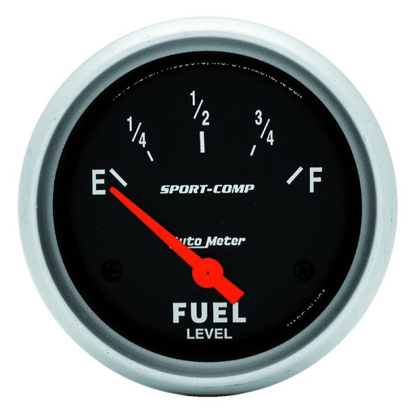 SPORT-COMP 2-5/8" FUEL LEVEL  0-90 OHM, SHORT SWEEP ELECTRIC