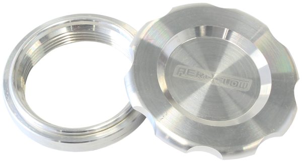 1.5" ALUM WELD BUNG AND CAP   LOW PROFILE FEMALE WELD-ON