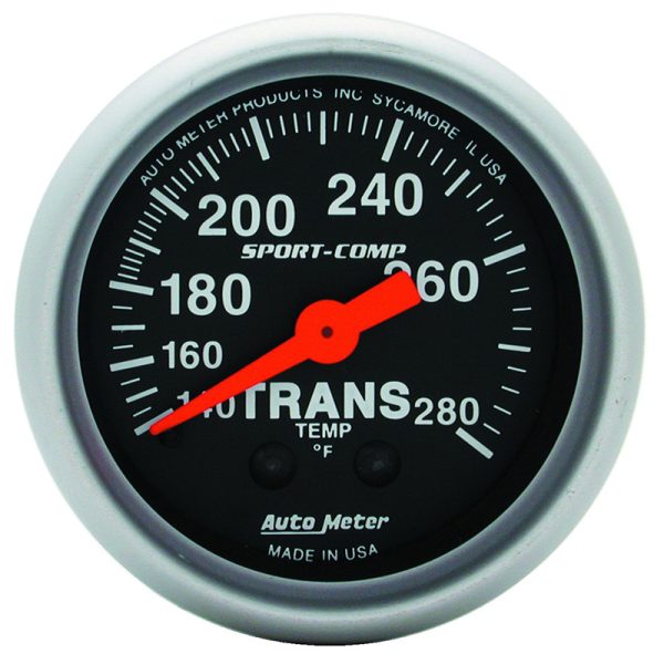 SPORT-COMP 2-1/16" TRANS TEMP 140-280°F, MECHANICAL, 8FT