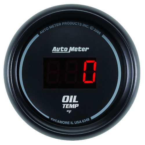 SPORT-COMP DIGITAL OIL TEMP   2-1/16″, 0-340 F, ELECTRIC