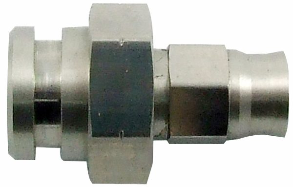 FEMALE INVERTED FLARE 17MM HEXRETAIN CLIP RECESS 3/8X24 -4AN