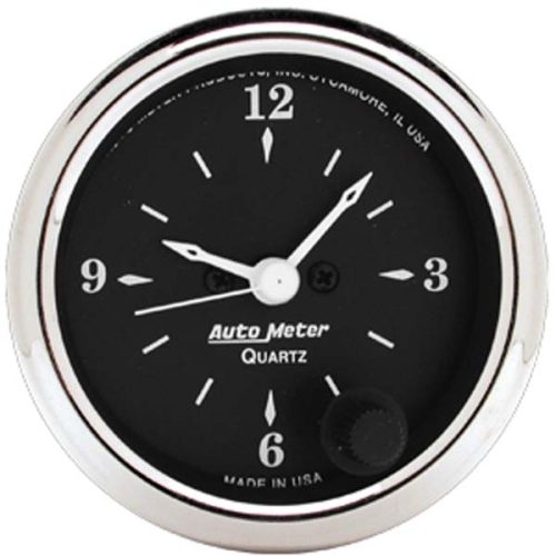 OLD TYME BK 2-1/16″ CLOCK     QUARTZ MOVEMENT W/ SECOND HAND