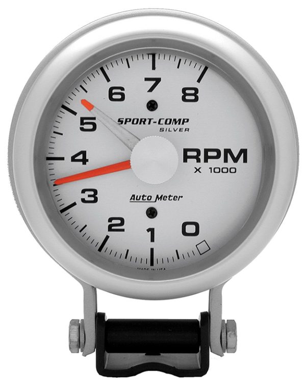ULTRA-LITE 3-3/4" TACH 8000RPMPEDESTAL MOUNT W/ ADJ. POINTER