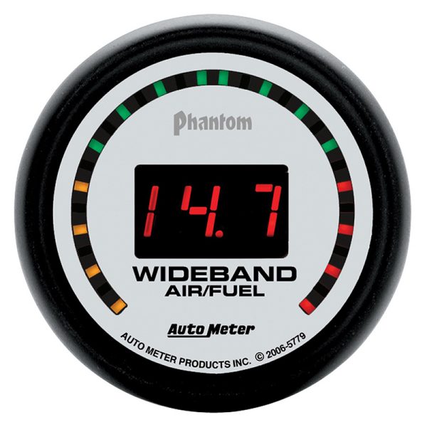 PHANTOM 2-1/16" AIR/FUEL RATIOWIDEBAND, LED & DIGITAL
