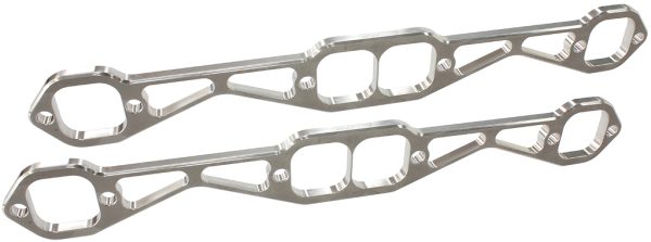 SBC header flanges set 1-3/4" Square port 1.75 X 1.75" PAIR