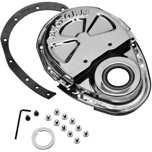 SB/CHEV 2 PIECE COVER CHROME  STEEL