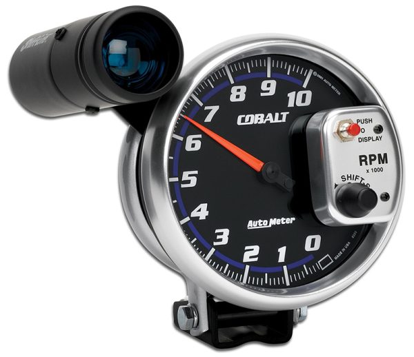 COBALT 5" TACHO 10,000RPM     PEDESTAL MOUNT W/ SHIFT LIGHT