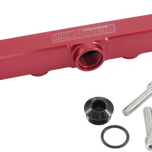 MITSUBISHI 4G63 EVO 4 to 9    FUEL RAIL -10ORB RED