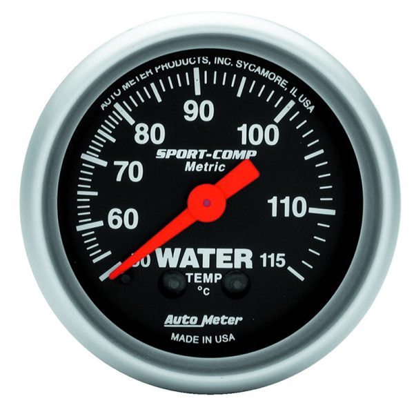 SPORT-COMP 2-1/16" WATER TEMP 50-115°C, MECHANICAL, 6FT