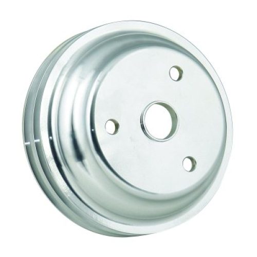 DOUBLE GROOVE CRANK PULLEY    WITH LONG W/PUMP S/B CHEV