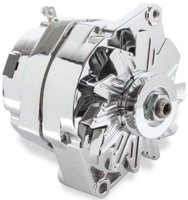 MR. GASKET CHROME ALTERNATOR  LATE GM-DELCO 80 AMP SINGLE GR