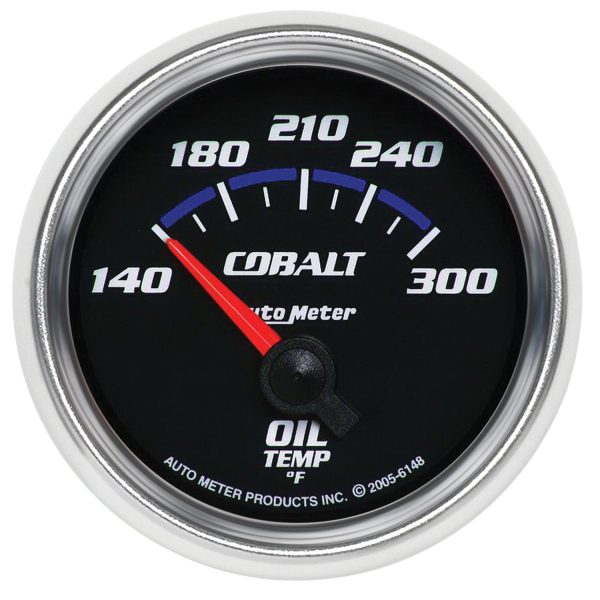 COBALT 2-1/16" OIL TEMP       140-300°F, SHORT SWEEP ELECT.