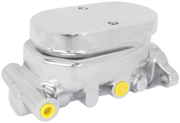 BRAKE MASTER CYLINDER 1" BORE CAST ALUMINIUM CHROME SMOOTH