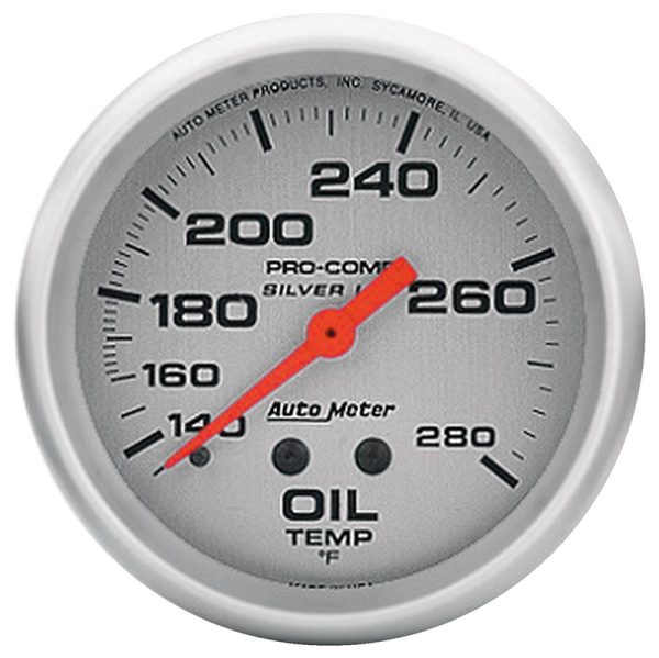 ULTRA-LITE 2-5/8" OIL TEMP    140-280°F, MECH LIQUID FILLED