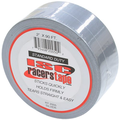 STANDARD DUTY TAPE SILVER     2″ WIDE X 90FT ROLL