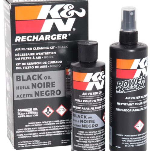 K&N RECHARGER SERVICE KIT     WITH BLACK AIR FILTER OIL