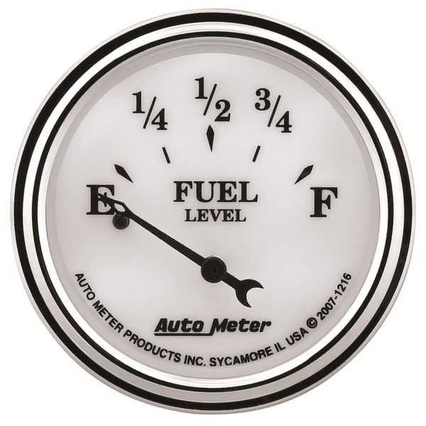 OLD TYME WHITE II 2-1/16" FUELLEVEL, 240-33 OHMS