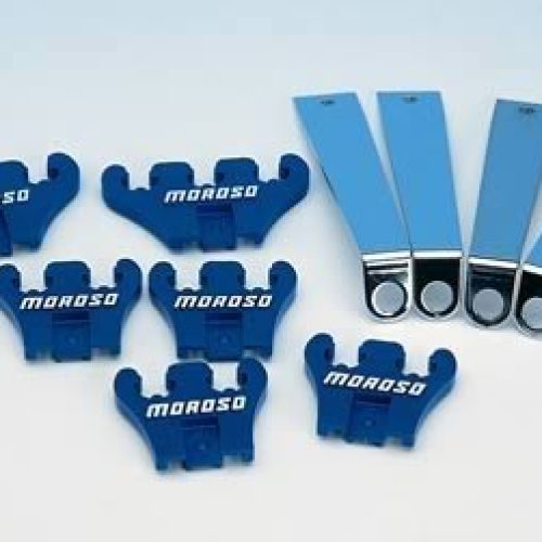 SPARK PLUG UNI LOOMS HOLDERS  STEEL BRACKET BLUE 7-9MM LEADS