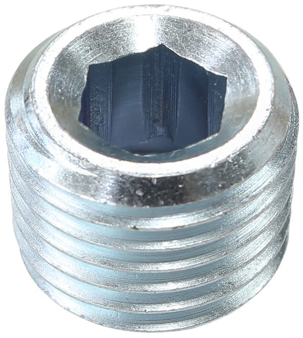 NPT PLUG 1/2"                 SILVER 1/2" NPT 25pk