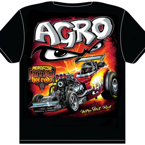 AGRO NITRO HOT ROD T- SHIRT   MEDIUM