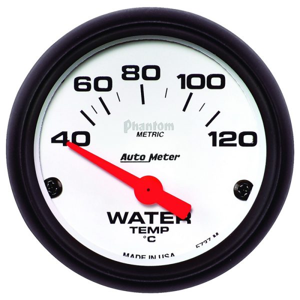 PHANTOM 2-1/16" WATER TEMP    40-120°C, SHORT SWEEP ELECT.