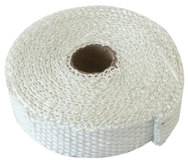 EXHAUST INSULATION WRAP2"X15FT15 FOOT WHITE ROLL