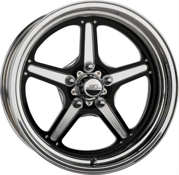 STREET LITE 15 X 4.0  BLACK   5 x 4.5" PCD, 2.25" BACKSPACE