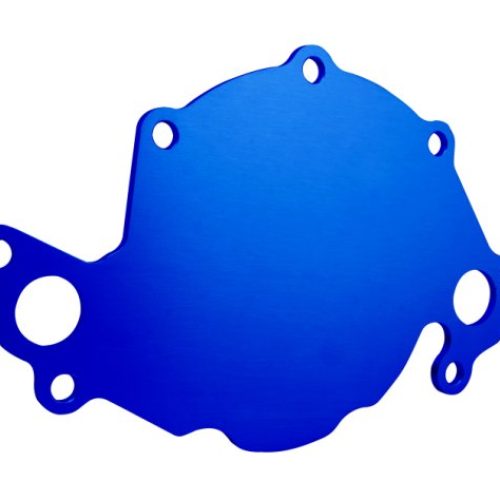SB FORD 302W 351W BLUE        ELECTRIC WATER PUMP BACKING
