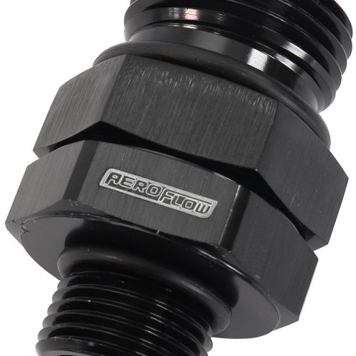 -8 ORB SWIVEL MALE TO MALE    BLACK