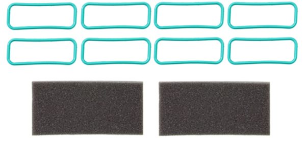 INTAKE GASKET SET, LS2 LS6    O-RING TYPE, BLACK RUBBER