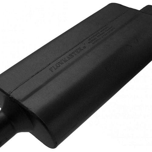 50 SERIES DELTA FLOW MUFFLER  2.25″ CENTRE IN / CENTRE OUT