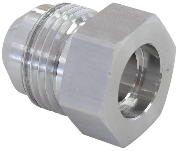 ALLOY HEX WELD ON MALE BUNG   SUITS 5/8 HARD LINE -10AN MALE