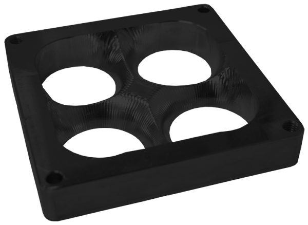 VELOCITY SPACER 4500 1" THICK BLACK BOLT ON HORSEPOWER DOM