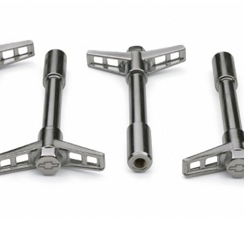 VALVE COVER WING NUTS CHROME  4 PER PACKAGE CHEV