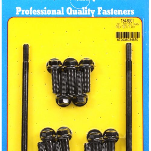 LS CHEV GEN 3 OIL PAN BOLT KITBLK HEX