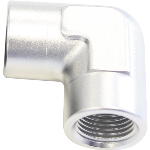 90 Deg Female – Female Elbow 1/8 NPT Silver