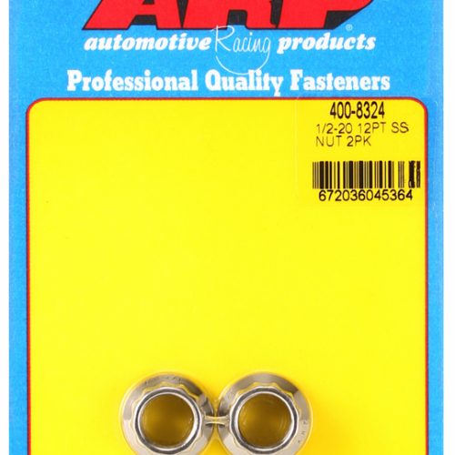 SS 12PT NUT 1/2-20 UNF (2)    9/16″ WRENCH, .823″ COLLAR