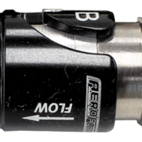 Quick Relase -4 EPDM Seal     Black/Silver Alloy Bulk head