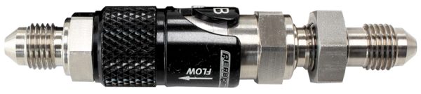 Quick Relase -4 EPDM Seal     Black/Silver Alloy Bulk head