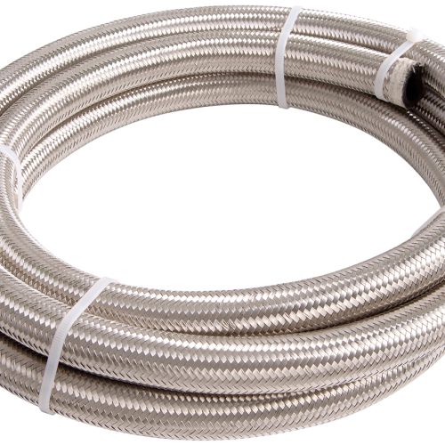 SS BRAIDED HOSE -16AN 3 METRESSILVER S/S 22.2mm ID 30.5mm OD