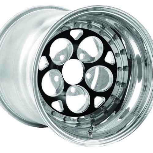 MAGNUM III RT WHEEL 15″ X 8″  5X4.5″ B/C, 4.5″ B/S – BLACK