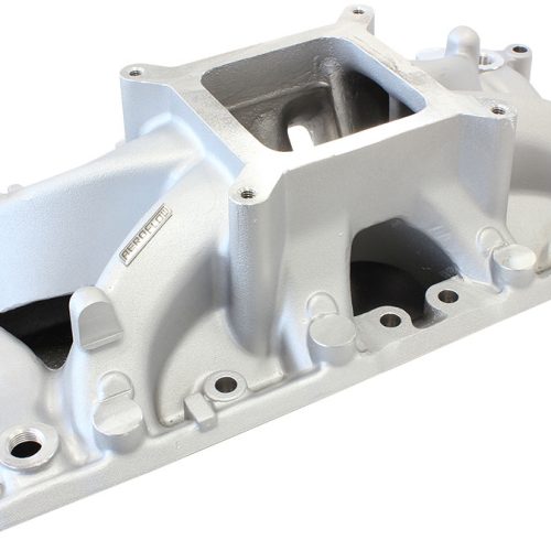 SBF HI RISE INTAKE MANIFOLD   SINGLE PLANE FORD 302 NATURAL
