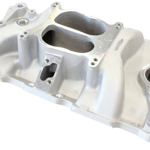 SBC CLASSIC INTAKE MANIFOLD   DUAL PLANE CHEV 350 NATURAL