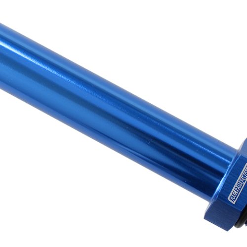 -8ORB TO 19MM BARB TURBO      DRAIN EXTENSION BLUE 100MM OAL