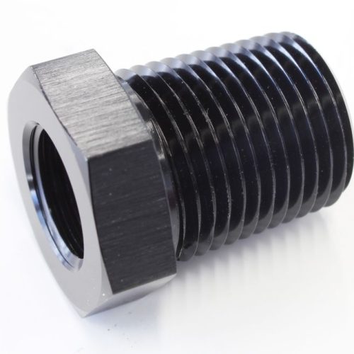 TEMPERATURE PROBE ADAPTER     BLACK 1/2″ MALE 5/8″ FEMALE