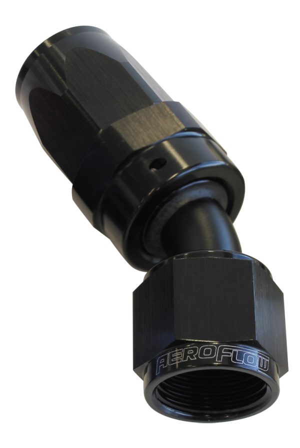 -10AN TAPER SERIES 30 DEGREE  HOSE END BLACK