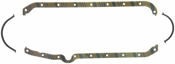 SBC CHEVY OIL PAN SET CORK 67 -74