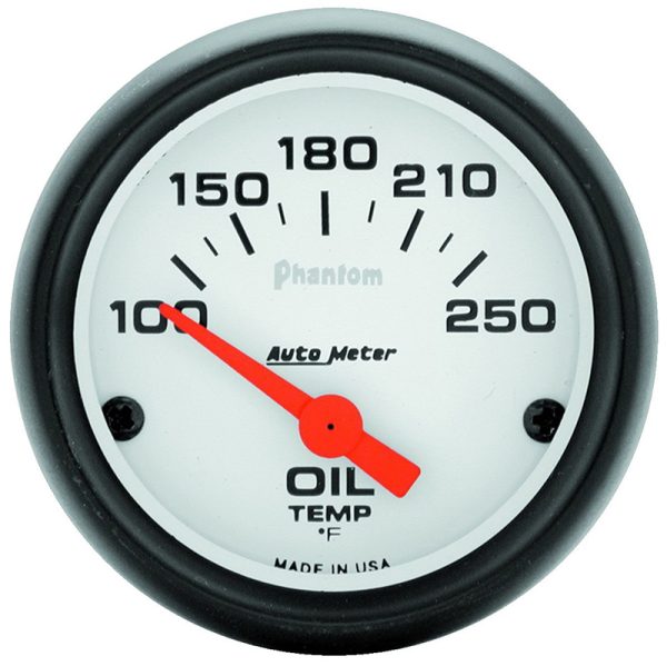 PHANTOM 2-1/16" OIL TEMP      100-250°F, SHORT SWEEP ELECT.