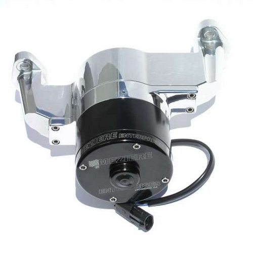 ELECTRIC WATER PUMP SBC , 4.3 V6 35 GPM POLISHED